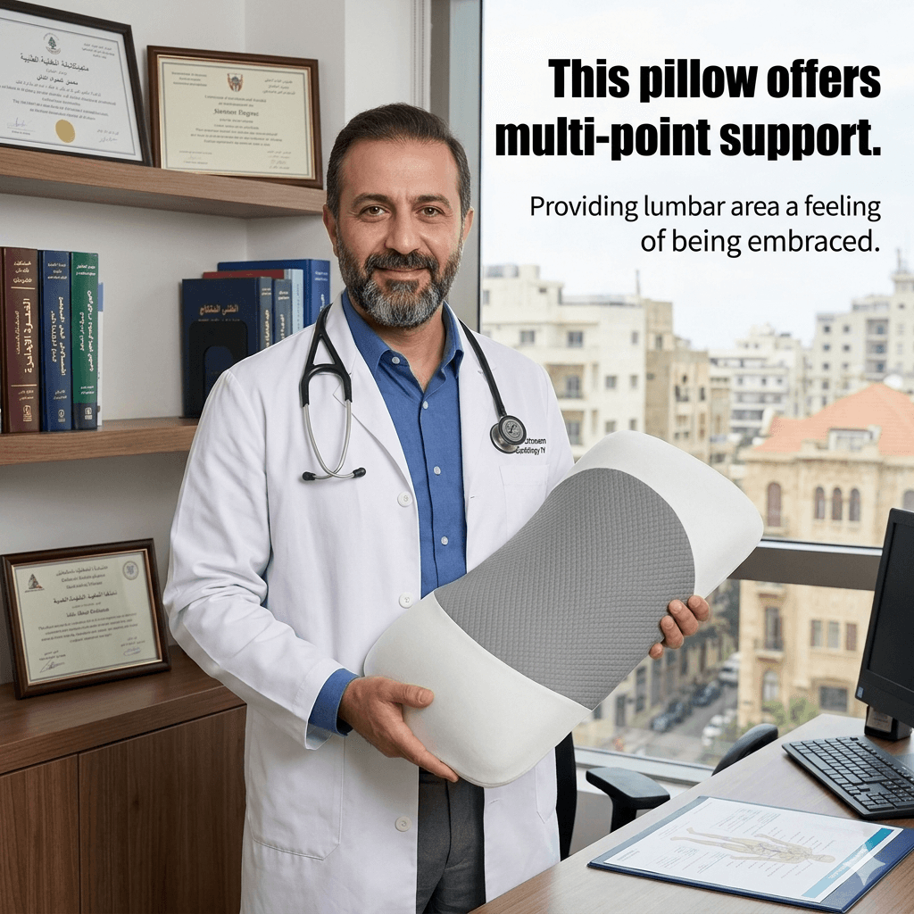 CoreSupport ergonomic lumbar support pillow