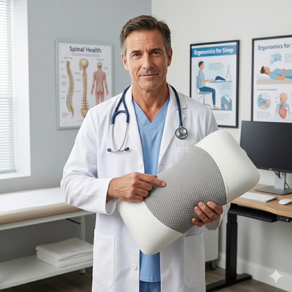 CoreSupport ergonomic lumbar support pillow
